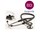 Stainless Steel Cardiology Stethoscope (Burgundy) - Each