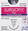 SURGICRYL PGA 3/0 19MMX75CM 12