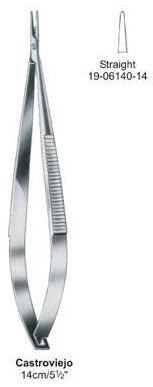 Castroviejo smooth jaw lock STR 13CM