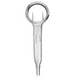 MAGNIFIER WITH TWEEZERS CVD 10CM