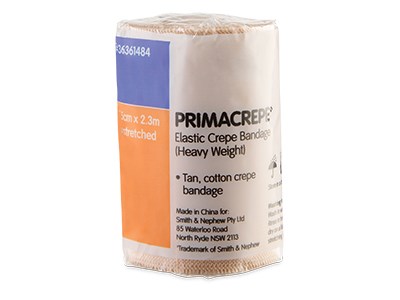PRIMACREPE™ Elastic Crepe Bandage 7.5cmx 2.3m Heavy Pk/12