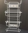 3 Tier Dispenser Metal White