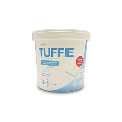 TUFFIE Detergent Wipes with Bucket Dispenser