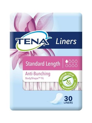 TENA® Liners Standard Length Light Absorbency - Ctn/6