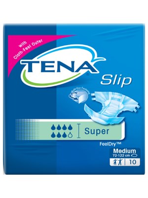 TENA SLIP SUPER MEDIUM - Ctn/10