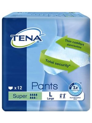 TENA PANTS SUPER LARGE 12x4