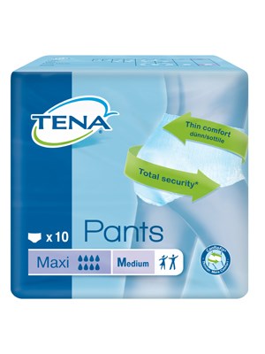 TENA Incontinence Pants Maxi (M) - 4 x Pkt/10