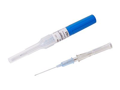 SURFLO® ETFE I.V. Catheter, 22G x 25mm Blue - Single