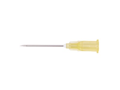 Terumo AGANI Hypodermic Needles 20G x 25mm (Yellow) - Box/100