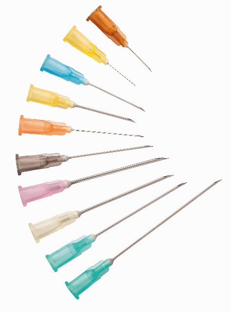 Terumo AGANI Hypodermic Needles 24G x 25mm (Purple) - Box/100