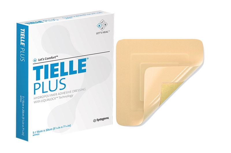 Tielle Plus Adhesive Foam Dressing 15cm x 20cm Box/5