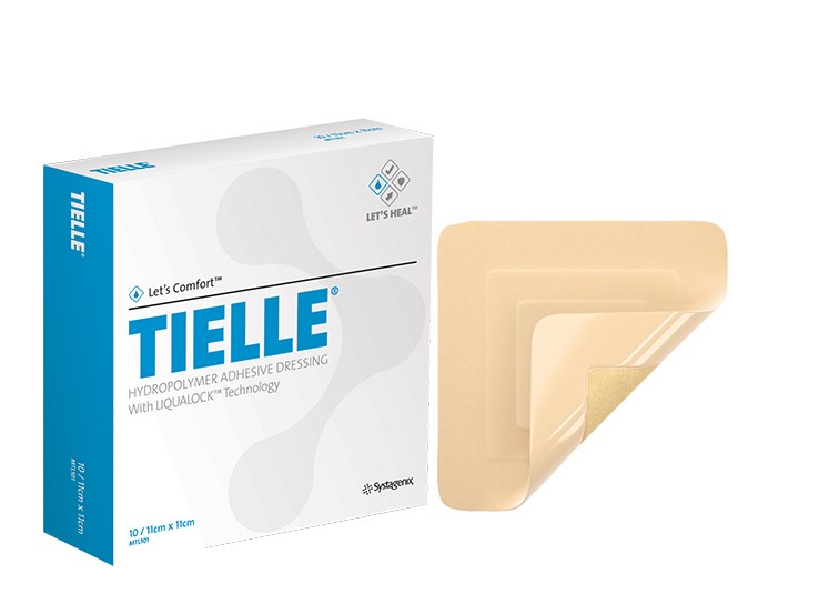 Tielle Adhesive Foam Dressing 11cm x 11cm Box/10