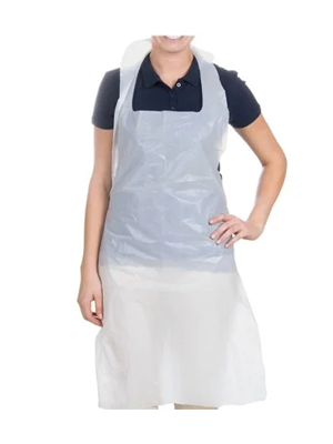 Apron White Sterile Polyethylene 150cm