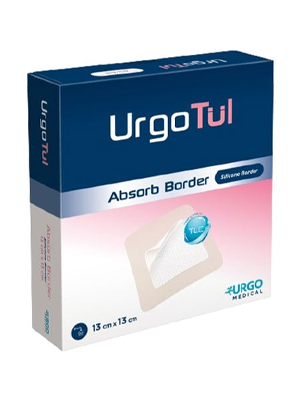 UrgoTulĀ® Absorb Border Lipido-Colloid Foam Dressing 13cmx13cm