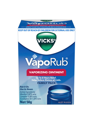 Vicks VapoRub Ointment Decongestant Chest Rub 50g