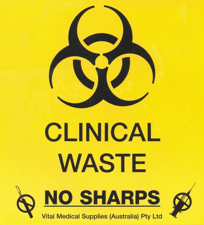 Printable Medical Waste Sign Printable Medical Waste Sign