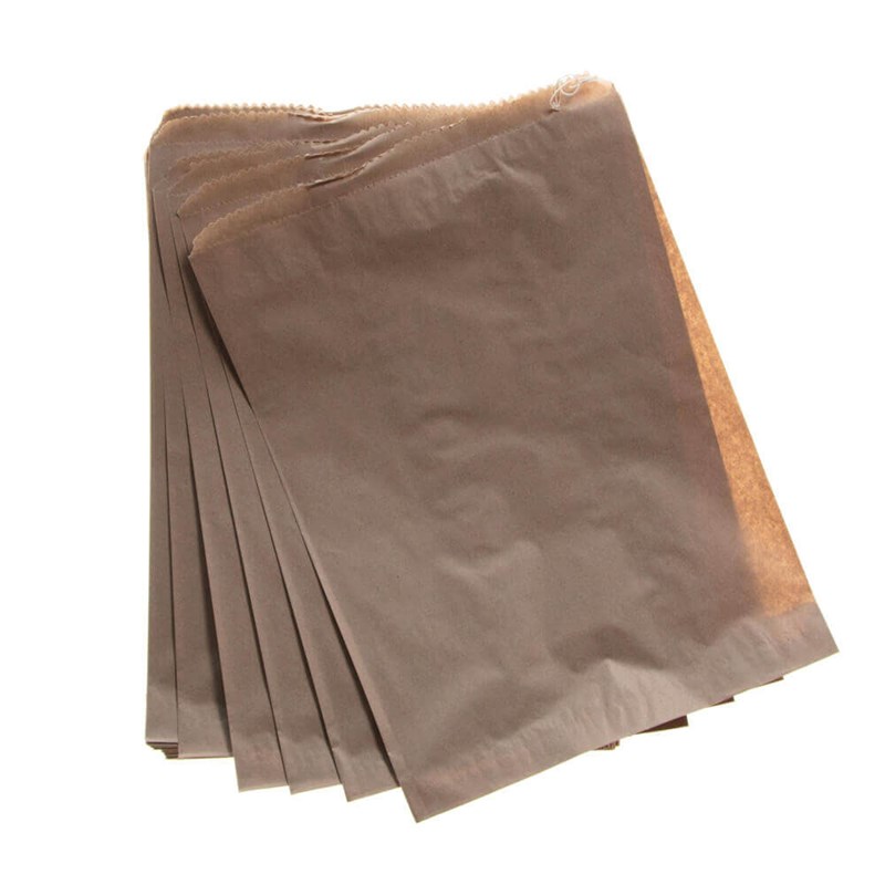 Brown Paper Bags 6F 335x240mm - Pkt/500