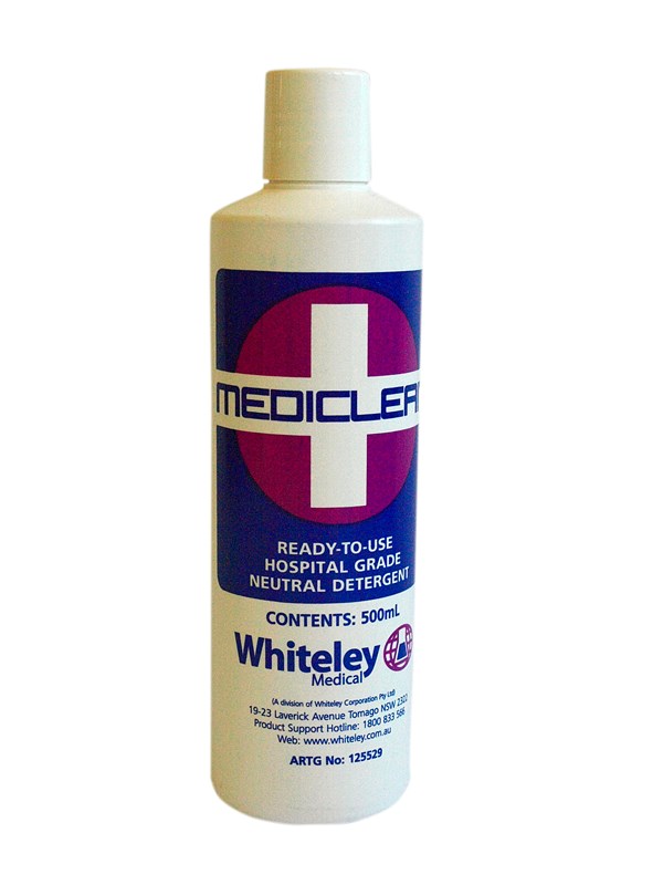 MediClean Hospital Grade Neutral Detergent 500mL, Ready to Use 