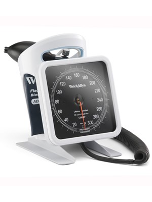 Desk Aneroid Sphygmomanometer with FlexiPort Blood Pressure Cuff