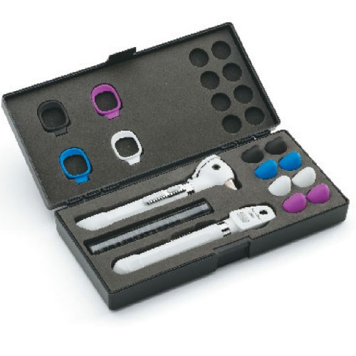 White Pocket Plus LED Diagnostic Set with Accessories