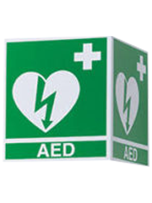ZOLL AED WALL SIGN