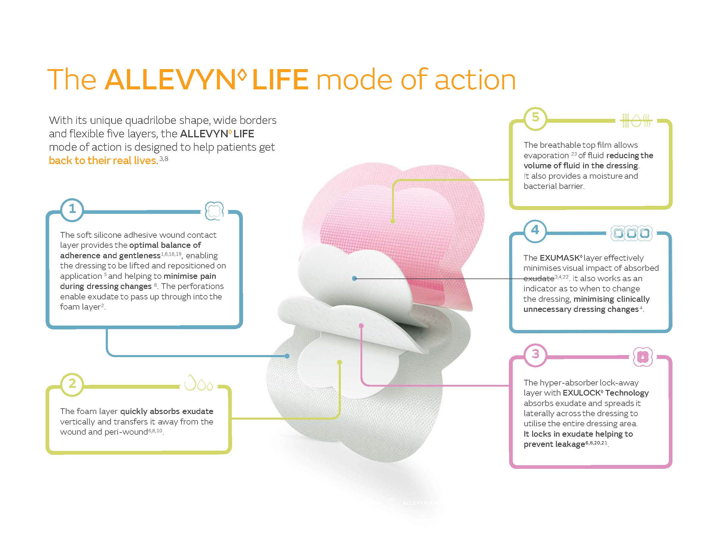 The ALLEVYN Life Mode of Action